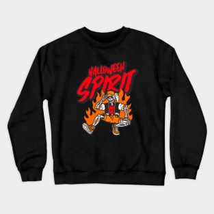 Halloween Spirit Dancing Skeleton Crewneck Sweatshirt